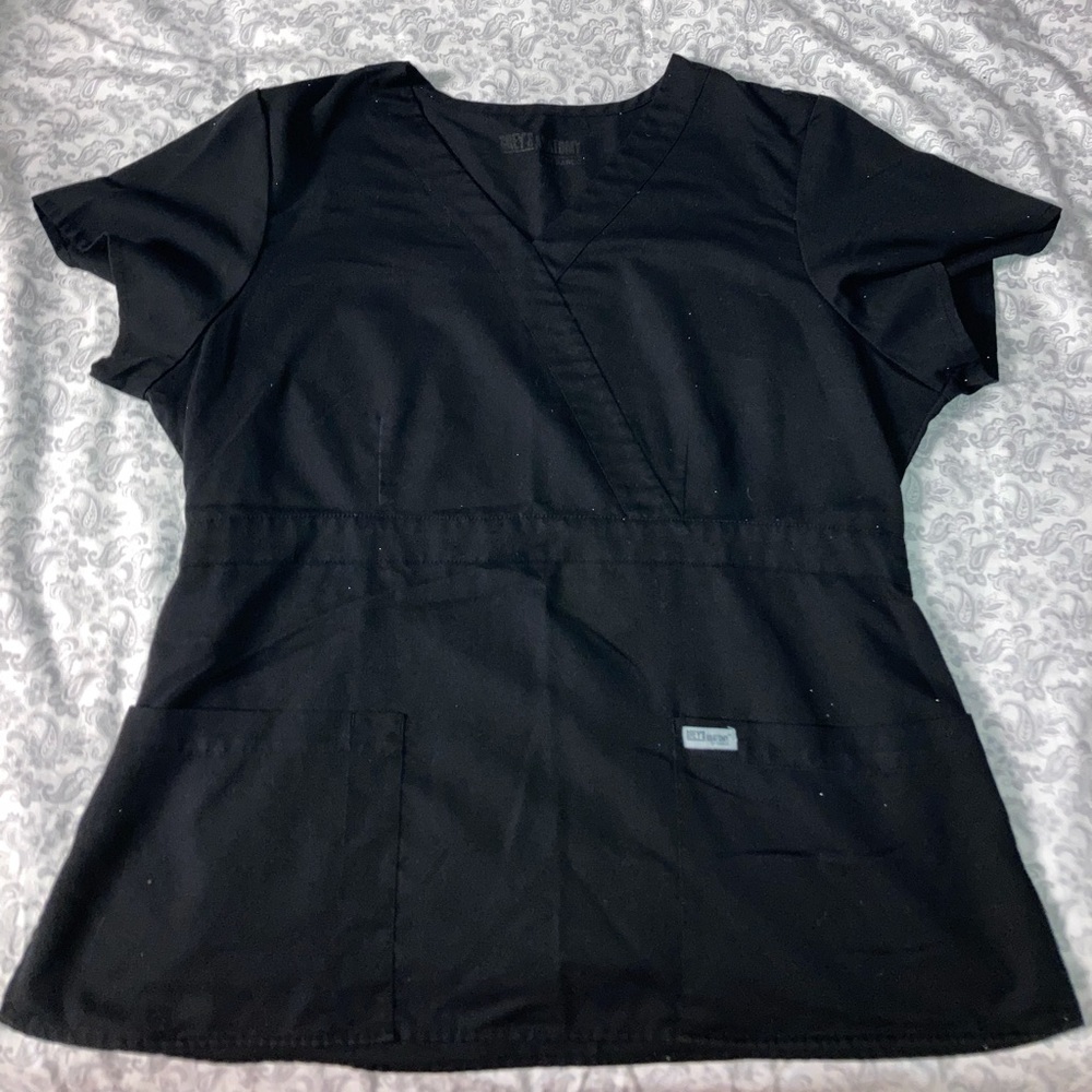 Black Grey’s Anatomy Women’s Scrub Top